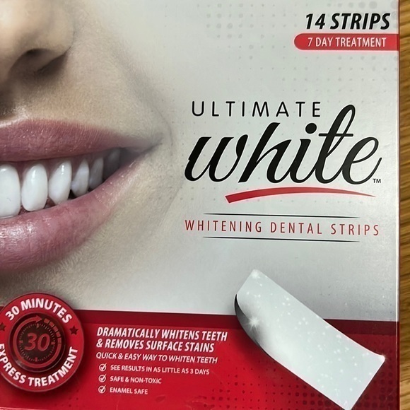 Ultimate white whitening dental strips - 7 day treatment - Picture 1 of 4